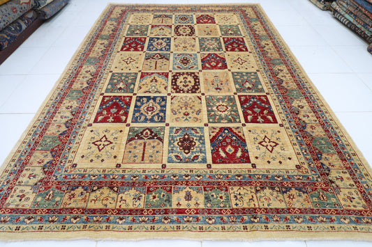 271 x 373 cm | Bakhtiari Afghan Tribal Hand Knotted Carpet