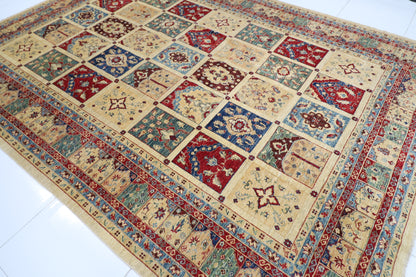 271 x 373 cm | Bakhtiari Afghan Tribal Hand Knotted Carpet