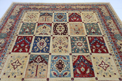 271 x 373 cm | Bakhtiari Afghan Tribal Hand Knotted Carpet