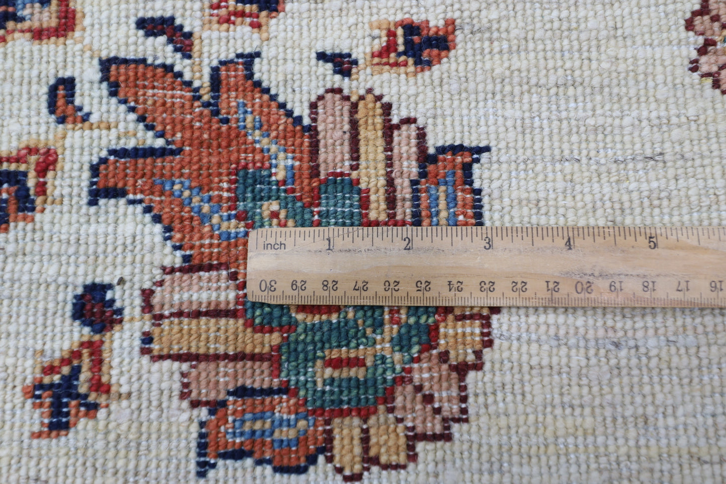 272 x 367 cm | Bakhtiari Beige Afghan Tribal Hand Knotted Wool Carpet