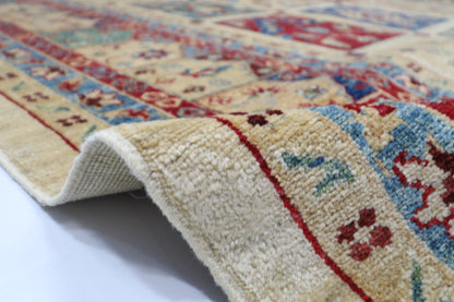 271 x 373 cm | Bakhtiari Afghan Tribal Hand Knotted Carpet