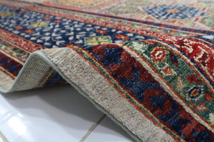 362 x 458 cm | Mamluk Area Rug Afghan Hand Knotted Veg Dye Wool carpet