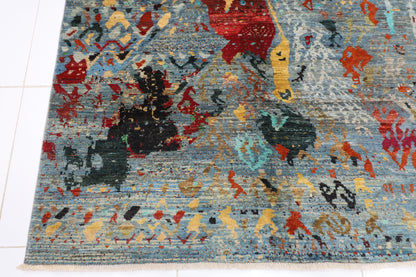 252 x 344 cm | Abstract Afghan Hand Knotted Carpet