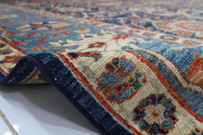 372 x 545 cm | Clark Sickle Leaf Area Rug Afghan Hand Knotted Veg Dye Wool carpet