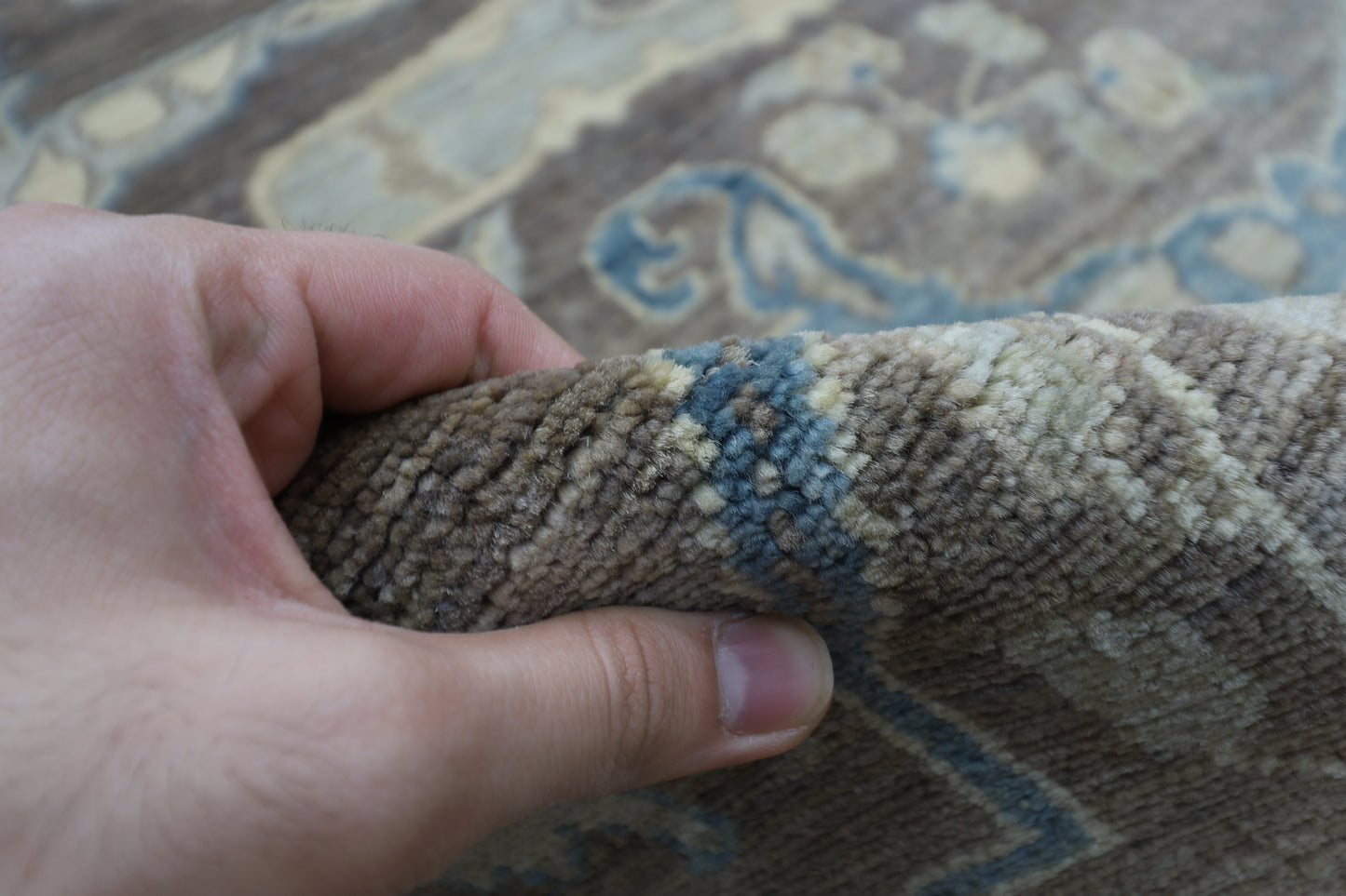 273 x 368 cm | Bidjar Grey Afghan Tribal Hand Knotted Wool Carpet
