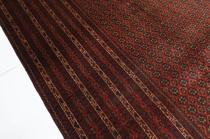 292 x 398 cm | Bokhara Afghan Tribal Hand Knotted Carpet