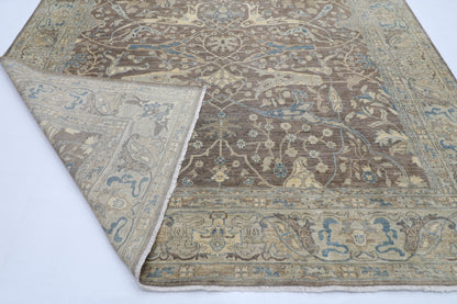 273 x 368 cm | Bidjar Grey Afghan Tribal Hand Knotted Wool Carpet