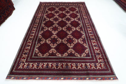 201 x 303 cm | Tribal Area Rug Afghan Hand Knotted Veg Dye Wool carpet