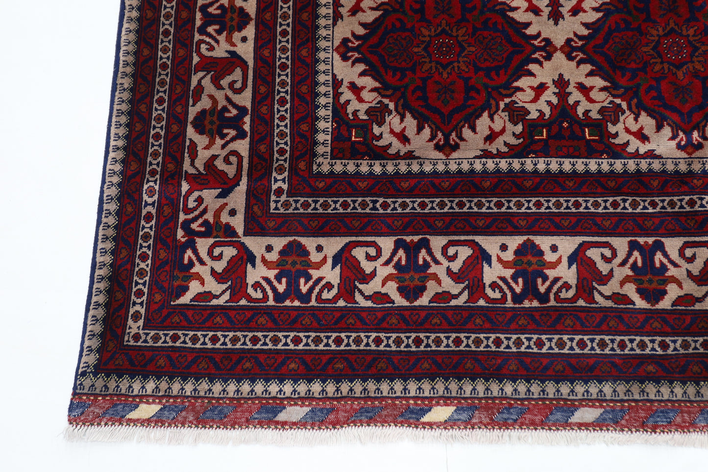 201 x 303 cm | Tribal Area Rug Afghan Hand Knotted Veg Dye Wool carpet