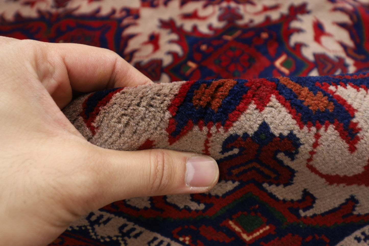 201 x 303 cm | Tribal Area Rug Afghan Hand Knotted Veg Dye Wool carpet