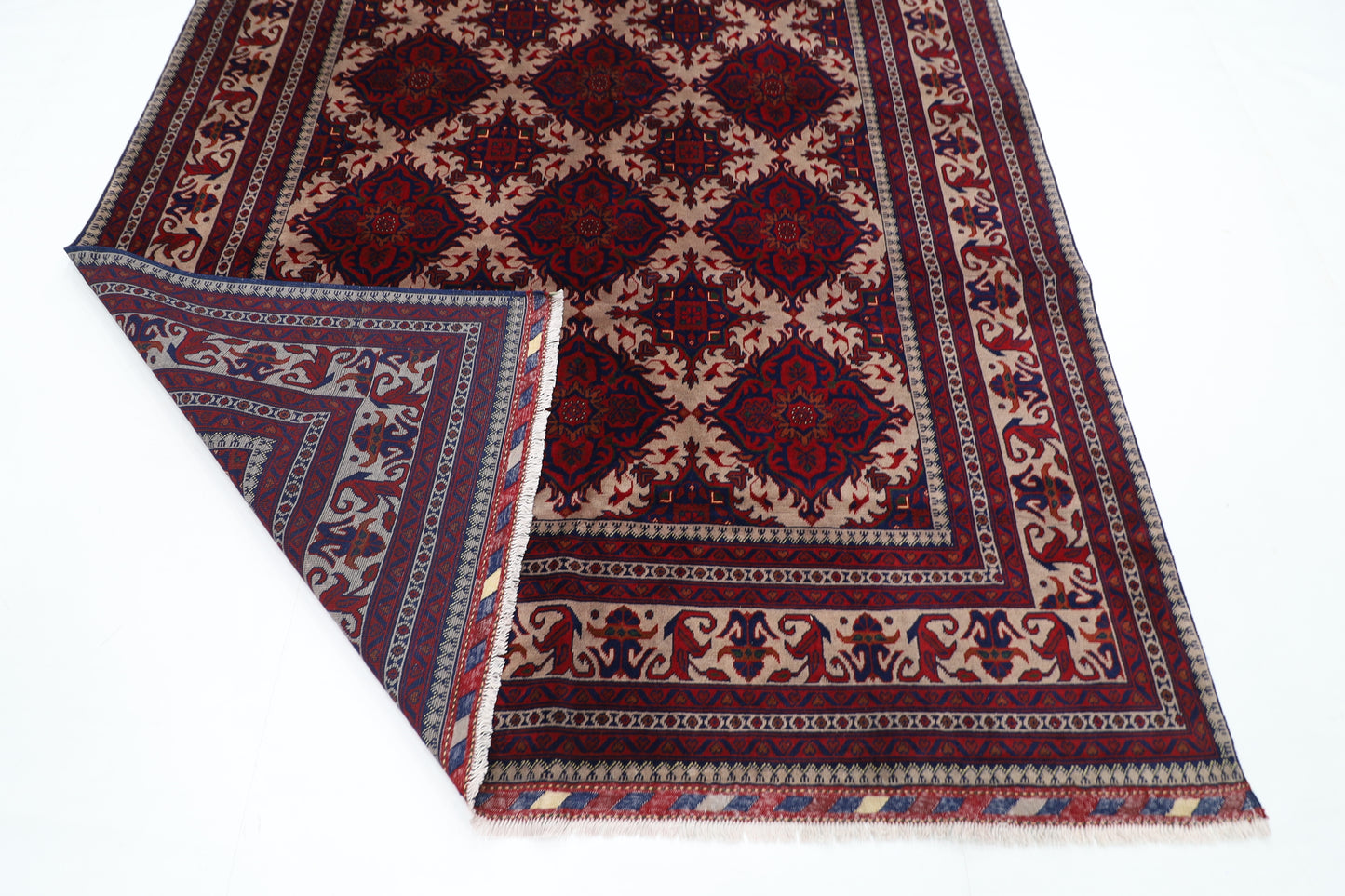 201 x 303 cm | Tribal Area Rug Afghan Hand Knotted Veg Dye Wool carpet