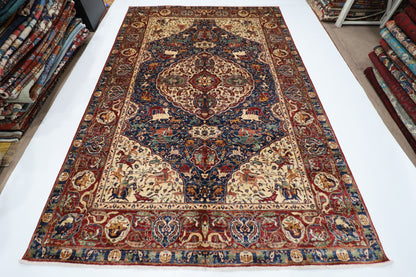 202 x 295 cm | Kerman Afghan Tribal Hand Knotted Carpet