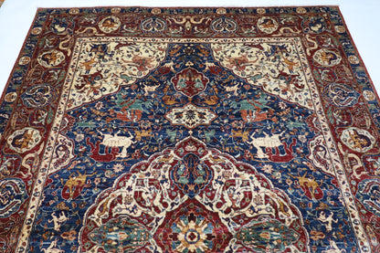 202 x 295 cm | Kerman Afghan Tribal Hand Knotted Carpet