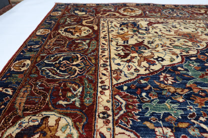 202 x 295 cm | Kerman Afghan Tribal Hand Knotted Carpet