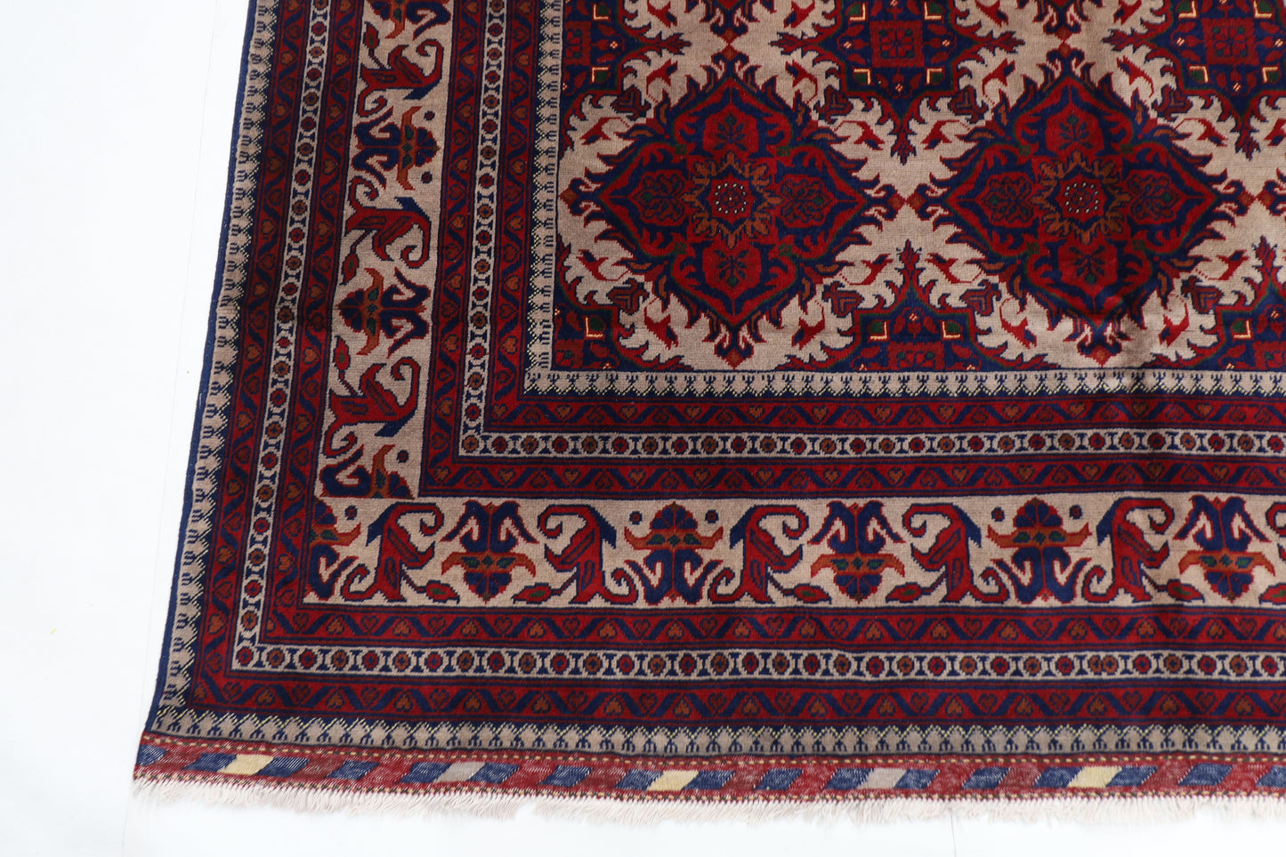 202 x 298 cm | Tribal Area Rug Afghan Hand Knotted Veg Dye Wool carpet