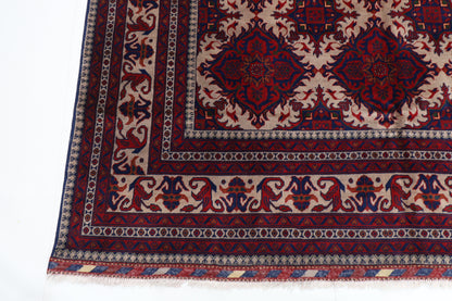 202 x 298 cm | Tribal Area Rug Afghan Hand Knotted Veg Dye Wool carpet