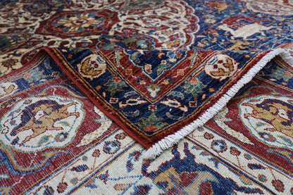 202 x 295 cm | Kerman Afghan Tribal Hand Knotted Carpet