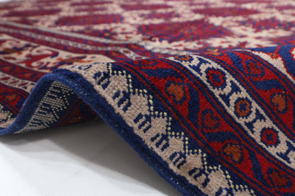 202 x 298 cm | Tribal Area Rug Afghan Hand Knotted Veg Dye Wool carpet