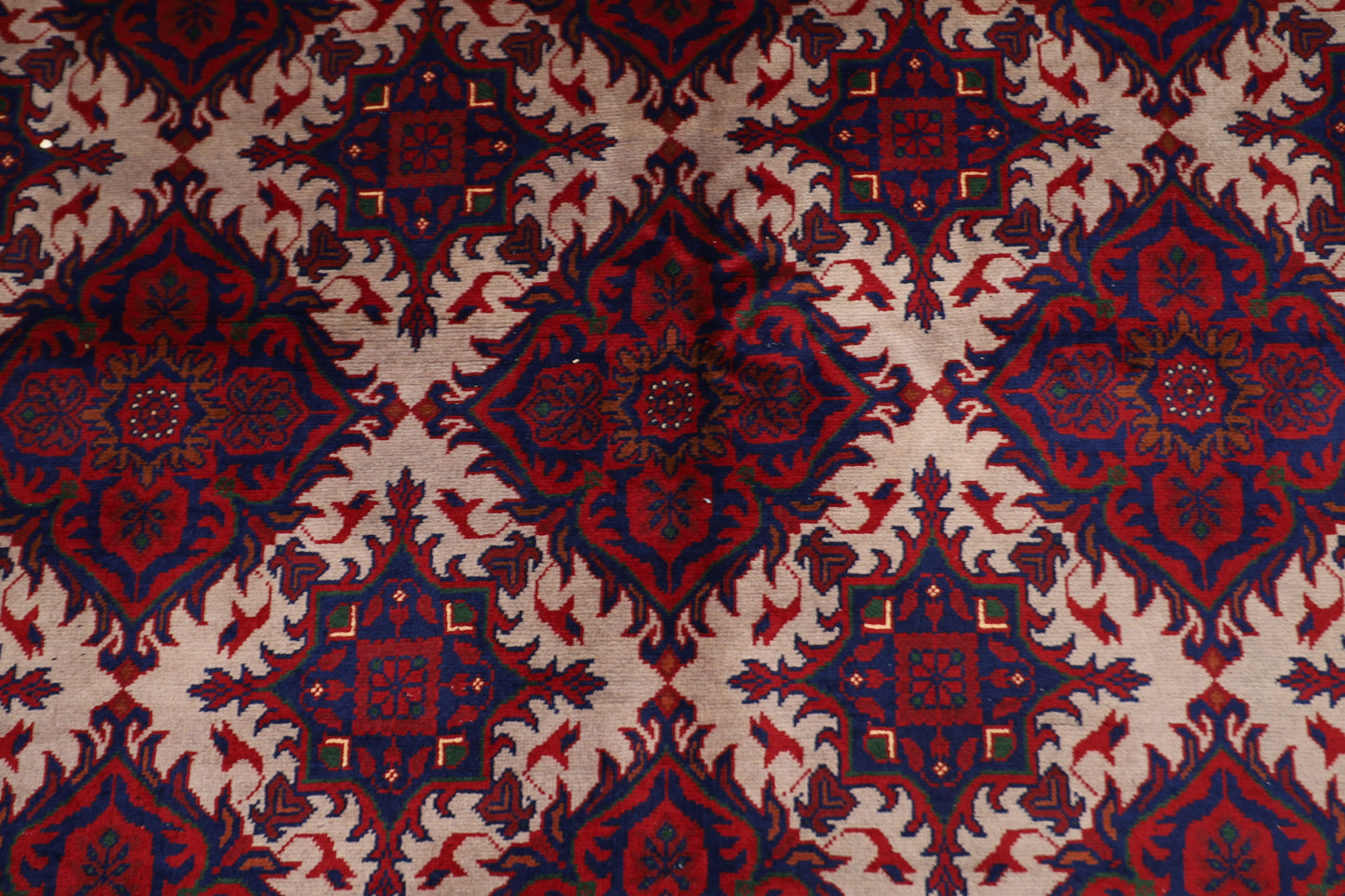 202 x 298 cm | Tribal Area Rug Afghan Hand Knotted Veg Dye Wool carpet