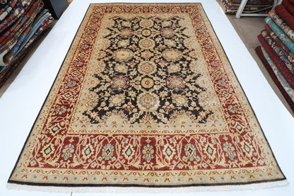 204 x 292 cm | Oriental Afghan Tribal Hand Knotted Carpet