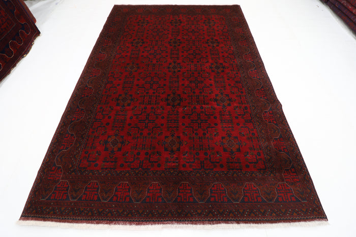 203 x 294 cm | Khal Mohammadi Area Rug Afghan Hand Knotted Veg Dye Wool carpet