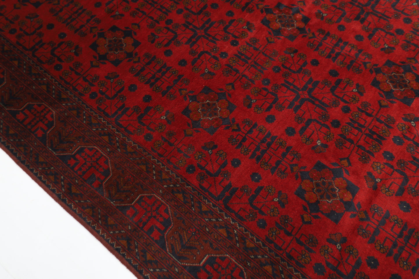 203 x 294 cm | Khal Mohammadi Area Rug Afghan Hand Knotted Veg Dye Wool carpet