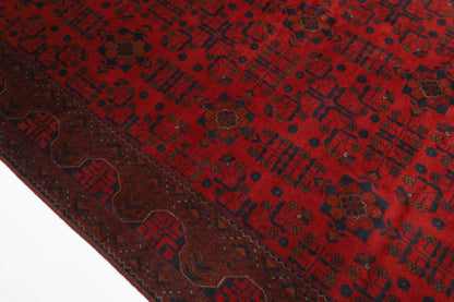 203 x 294 cm | Khal Mohammadi Area Rug Afghan Hand Knotted Veg Dye Wool carpet