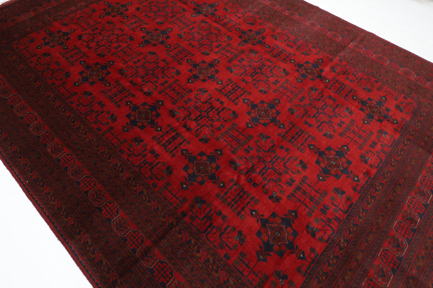 257 x 361 cm | Khal Mohammadi Area Rug Afghan Hand Knotted Veg Dye Wool carpet