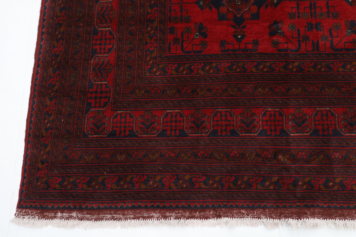 257 x 361 cm | Khal Mohammadi Area Rug Afghan Hand Knotted Veg Dye Wool carpet