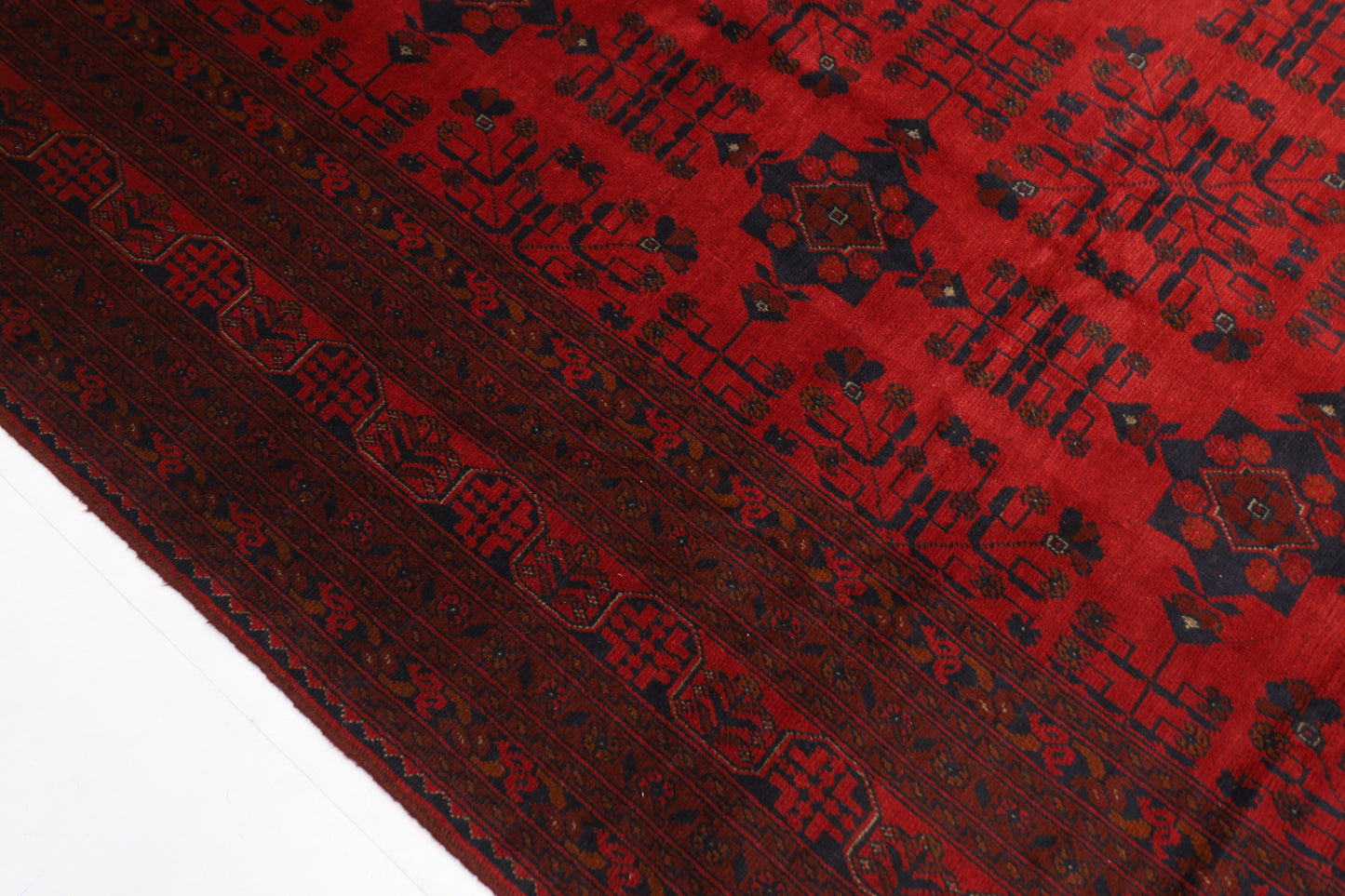 257 x 361 cm | Khal Mohammadi Area Rug Afghan Hand Knotted Veg Dye Wool carpet