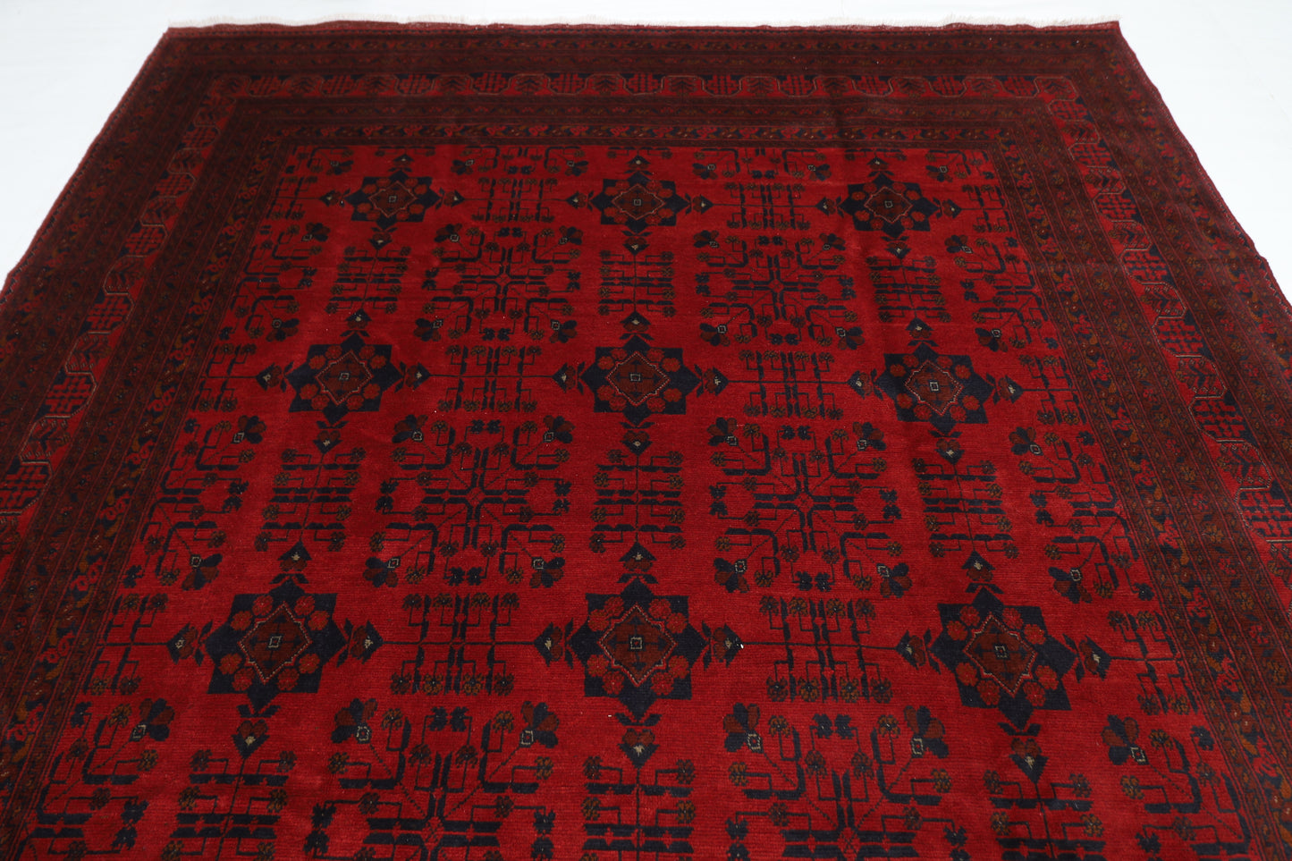 257 x 361 cm | Khal Mohammadi Area Rug Afghan Hand Knotted Veg Dye Wool carpet