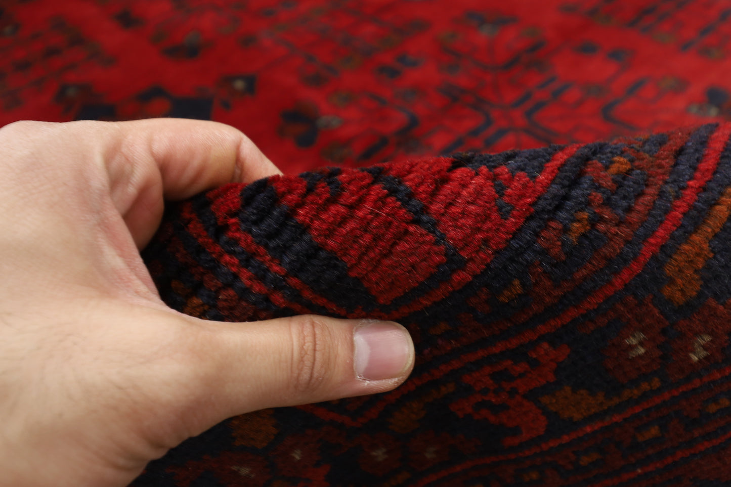 257 x 361 cm | Khal Mohammadi Area Rug Afghan Hand Knotted Veg Dye Wool carpet