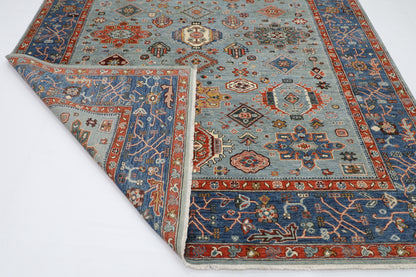 245 x 302 cm | Suzani Afghan Tribal Hand Knotted Natural Veg Dye Wool Carpet