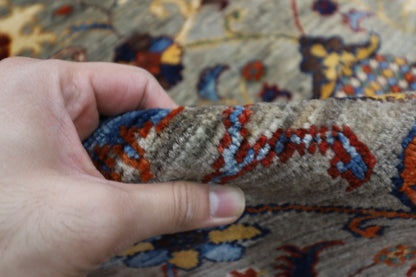 370 x 440 cm | Sultani Afghan Tribal Hand Knotted Natural Veg Dye Wool Carpet