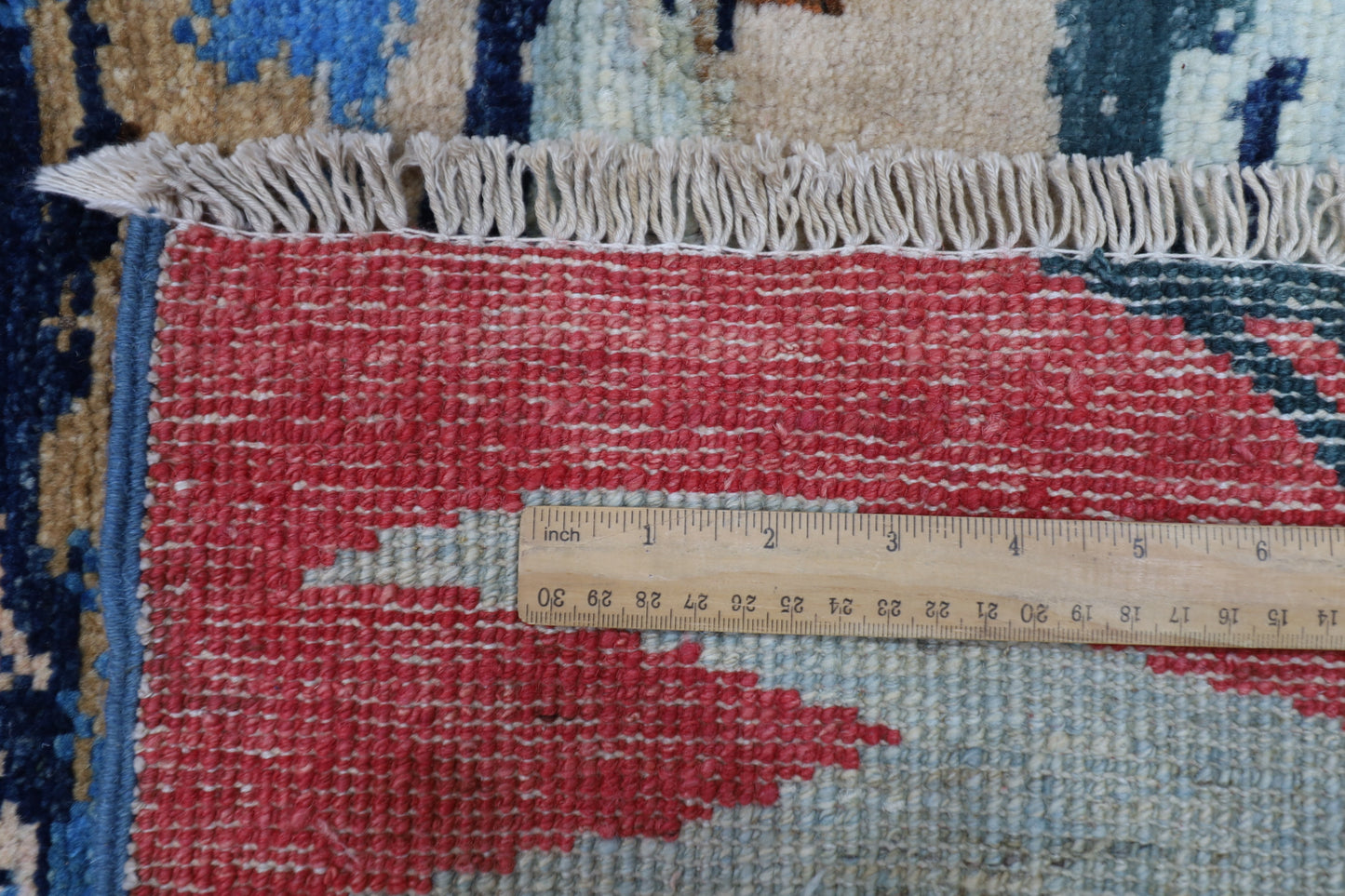 172 x 237 cm | Abstract Afghan Tribal Hand Knotted Veg Dye Wool Carpet