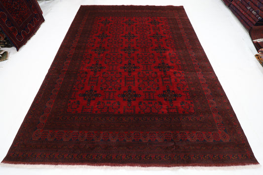 253 x 347 cm | Khal Mohammadi Area Rug Afghan Hand Knotted Veg Dye Wool carpet