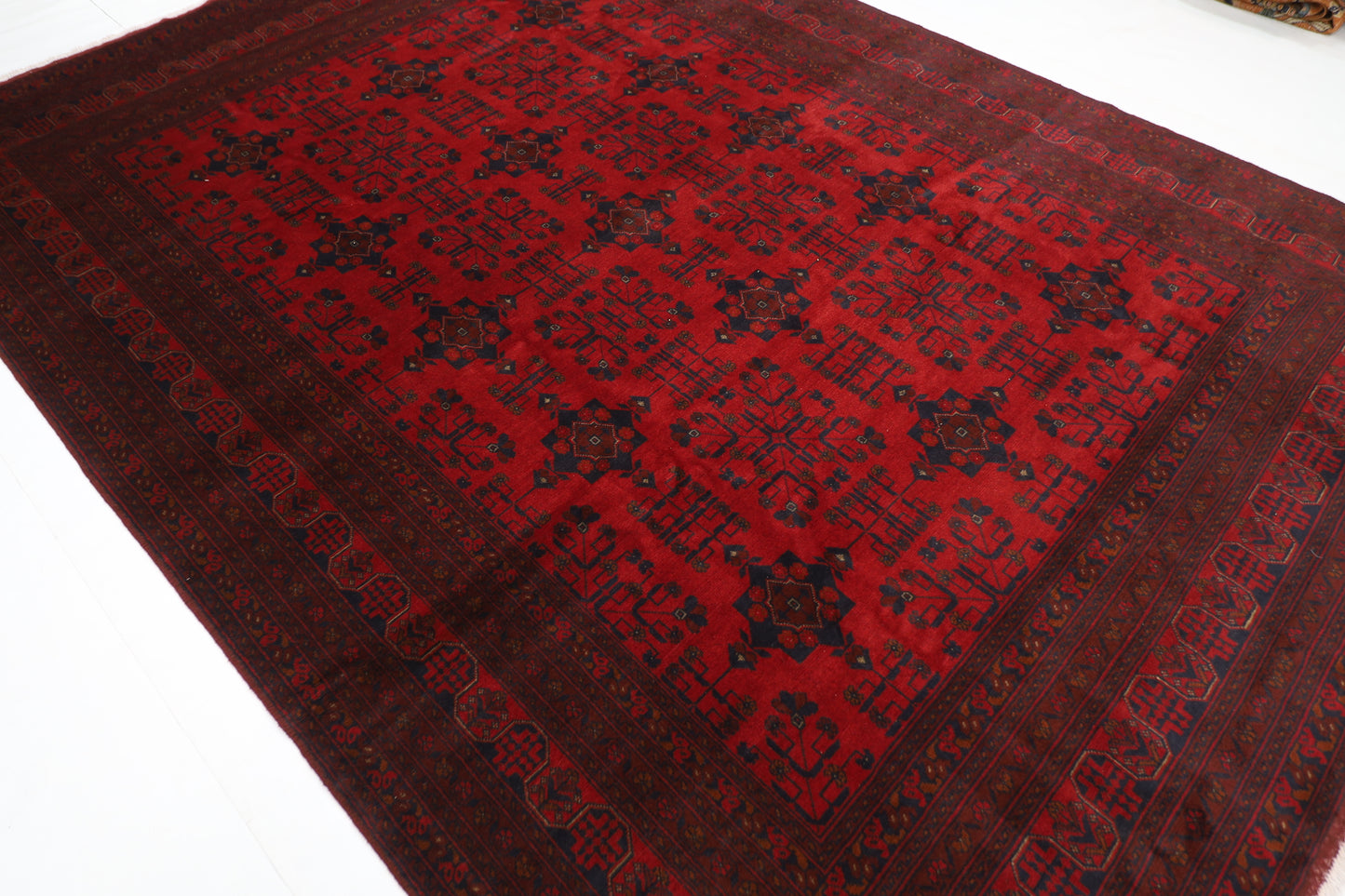 253 x 347 cm | Khal Mohammadi Area Rug Afghan Hand Knotted Veg Dye Wool carpet