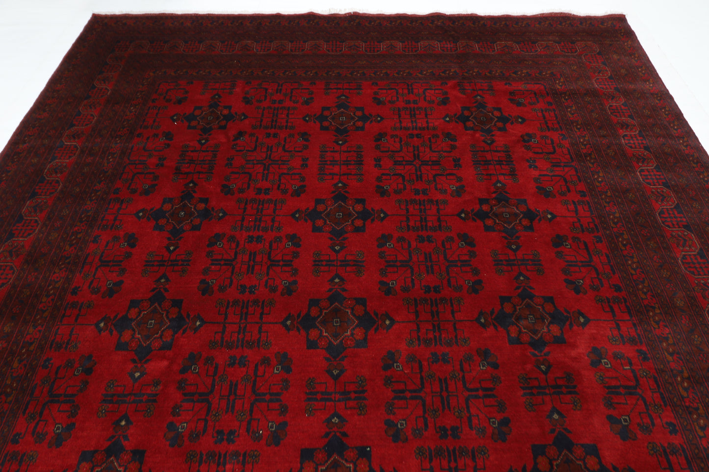253 x 347 cm | Khal Mohammadi Area Rug Afghan Hand Knotted Veg Dye Wool carpet