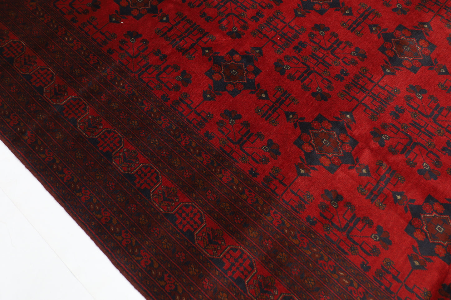 253 x 347 cm | Khal Mohammadi Area Rug Afghan Hand Knotted Veg Dye Wool carpet