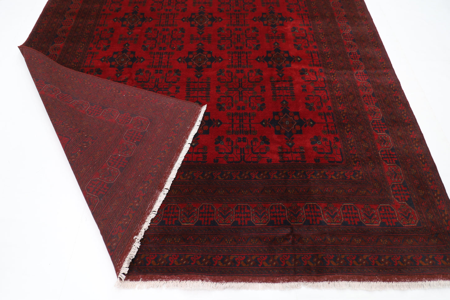 253 x 347 cm | Khal Mohammadi Area Rug Afghan Hand Knotted Veg Dye Wool carpet