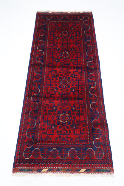 84 x 204 cm | Khamiyab Runner Rug Afghan Hand Knotted Veg Dye Wool carpet