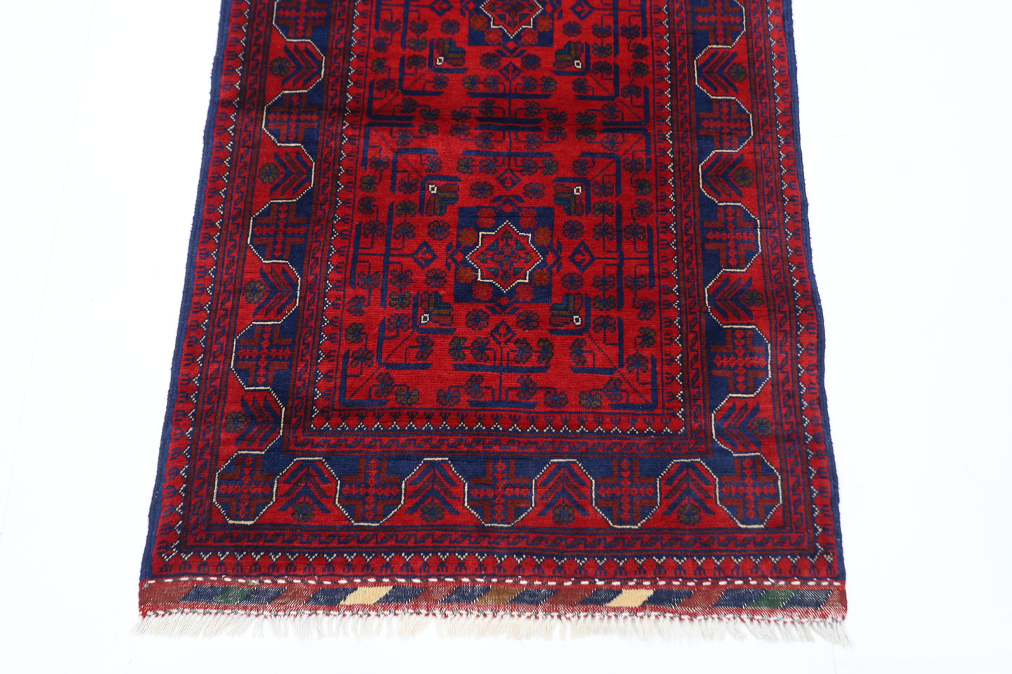 84 x 204 cm | Khamiyab Runner Rug Afghan Hand Knotted Veg Dye Wool carpet