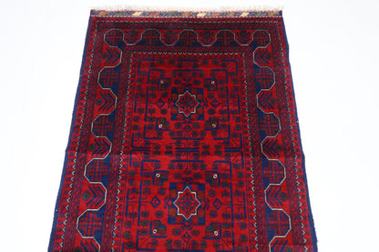 84 x 204 cm | Khamiyab Runner Rug Afghan Hand Knotted Veg Dye Wool carpet