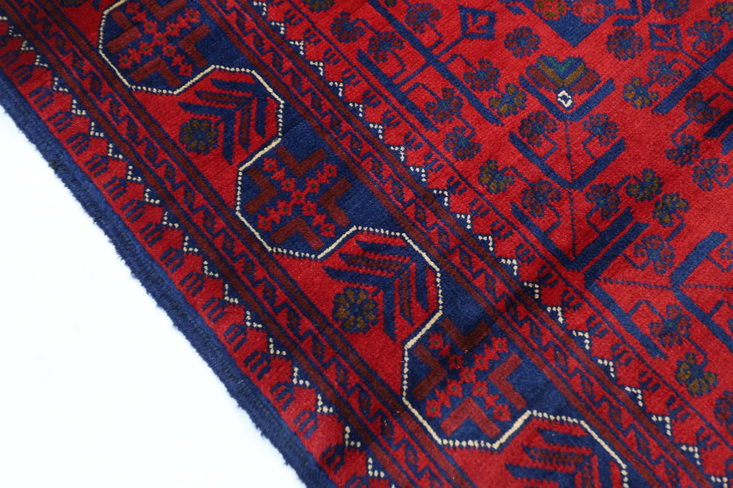 84 x 204 cm | Khamiyab Runner Rug Afghan Hand Knotted Veg Dye Wool carpet