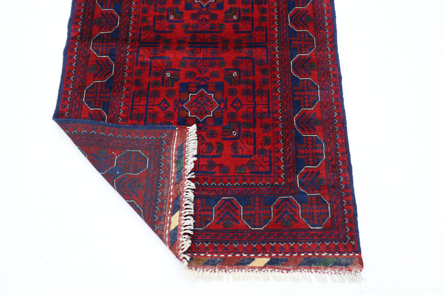 84 x 204 cm | Khamiyab Runner Rug Afghan Hand Knotted Veg Dye Wool carpet
