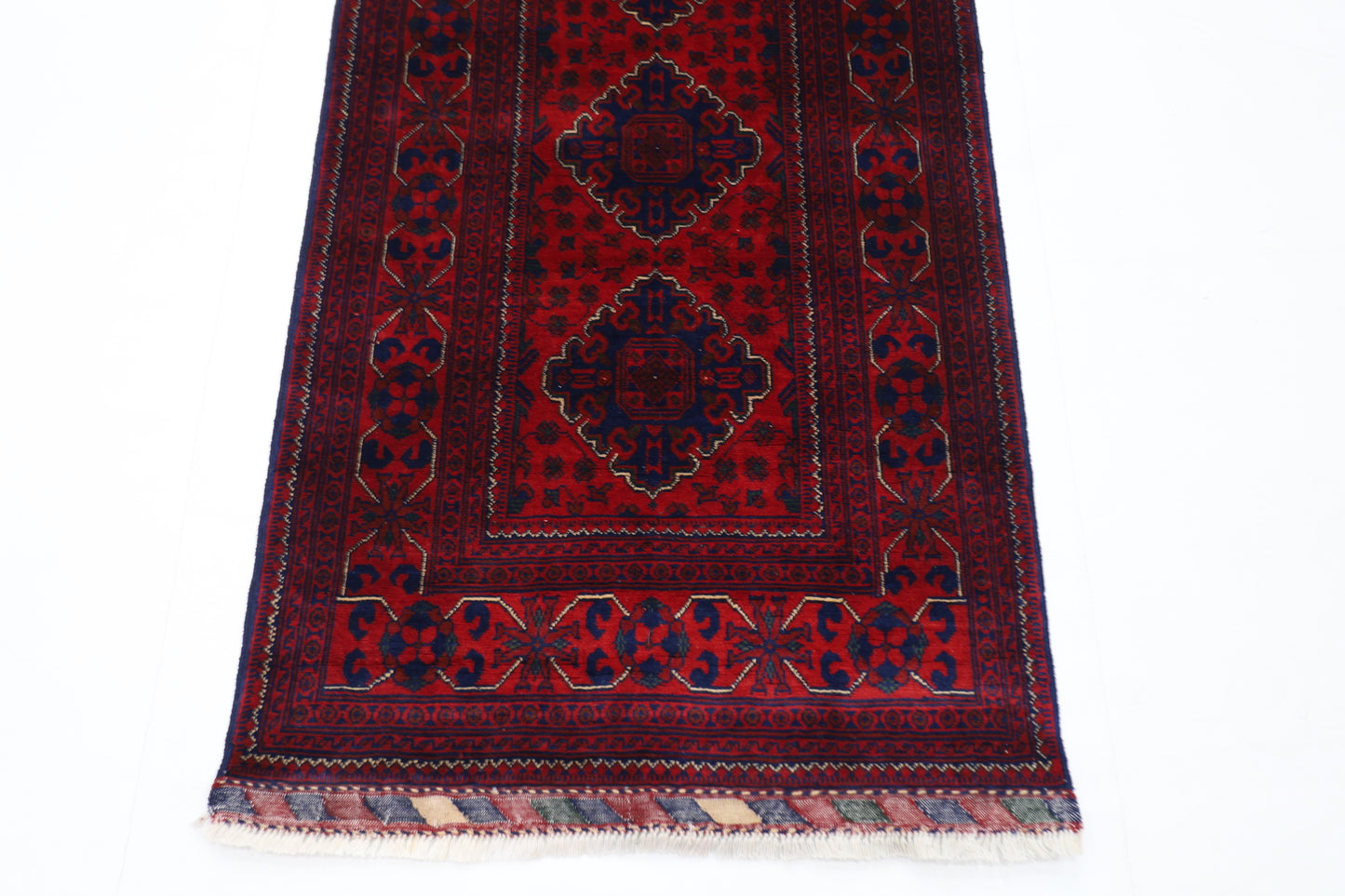 86 x 320 cm | Khamiyab Runner Rug Afghan Hand Knotted Veg Dye Wool carpet