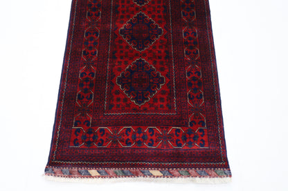 86 x 320 cm | Khamiyab Runner Rug Afghan Hand Knotted Veg Dye Wool carpet