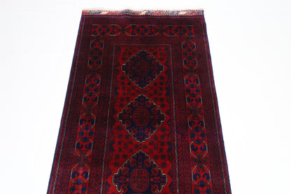 86 x 320 cm | Khamiyab Runner Rug Afghan Hand Knotted Veg Dye Wool carpet