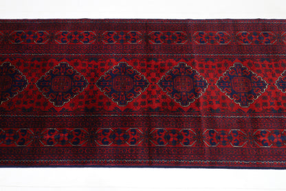 86 x 320 cm | Khamiyab Runner Rug Afghan Hand Knotted Veg Dye Wool carpet