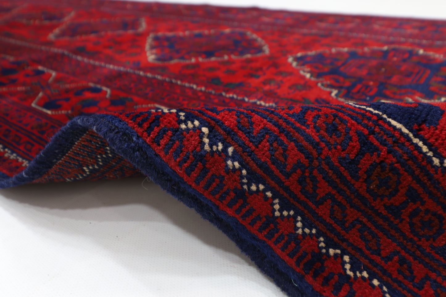 86 x 320 cm | Khamiyab Runner Rug Afghan Hand Knotted Veg Dye Wool carpet